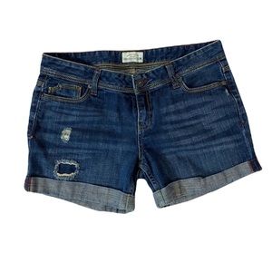 Aeropostale denim distressed shorts.